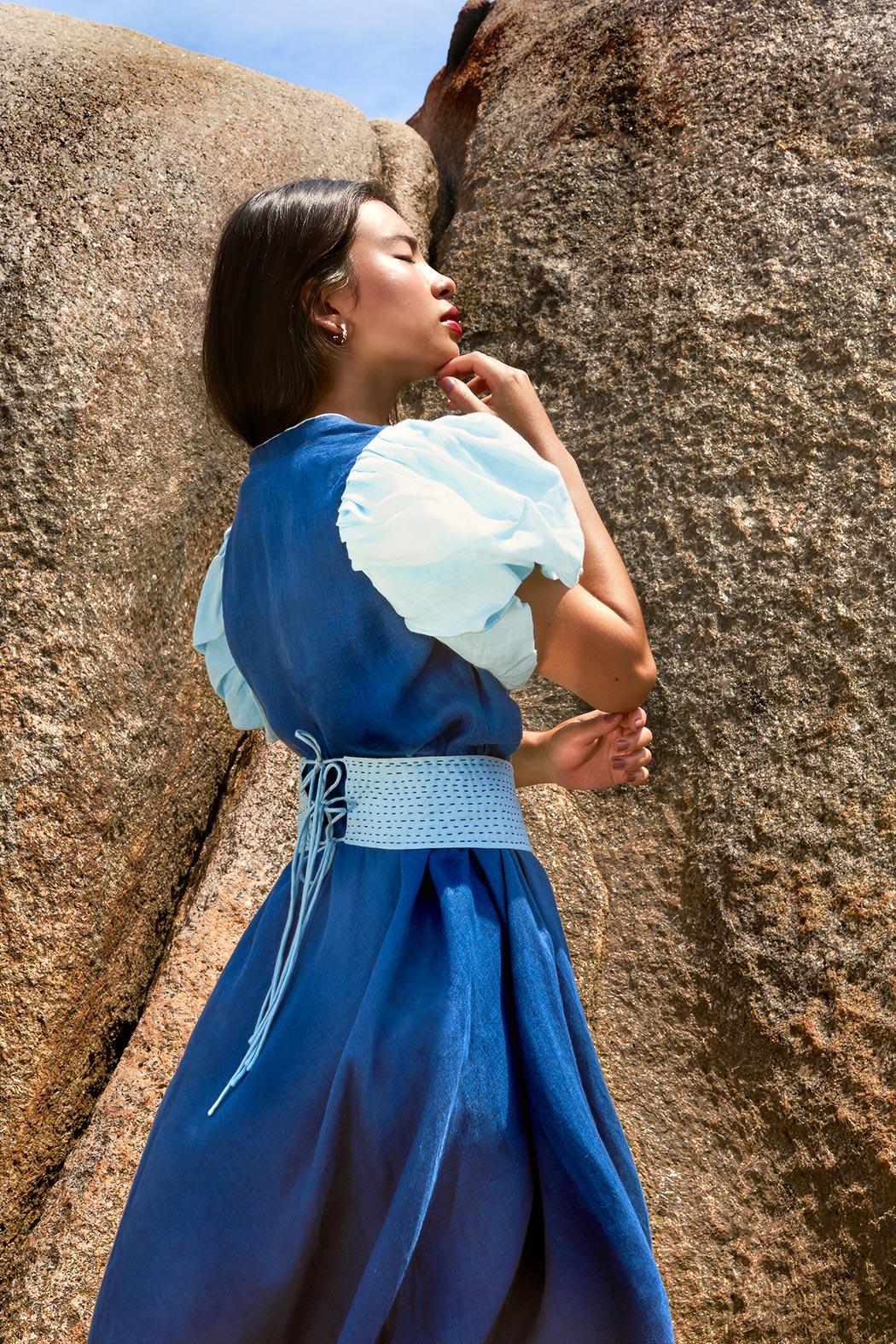 Alaya Linen Dress - Hess