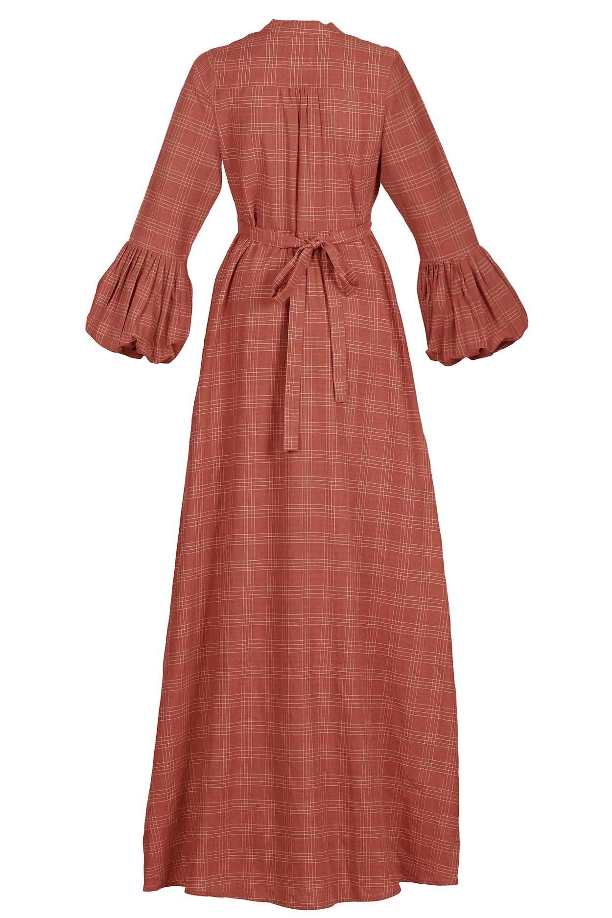 Terracota Aura Long Dress - Hess