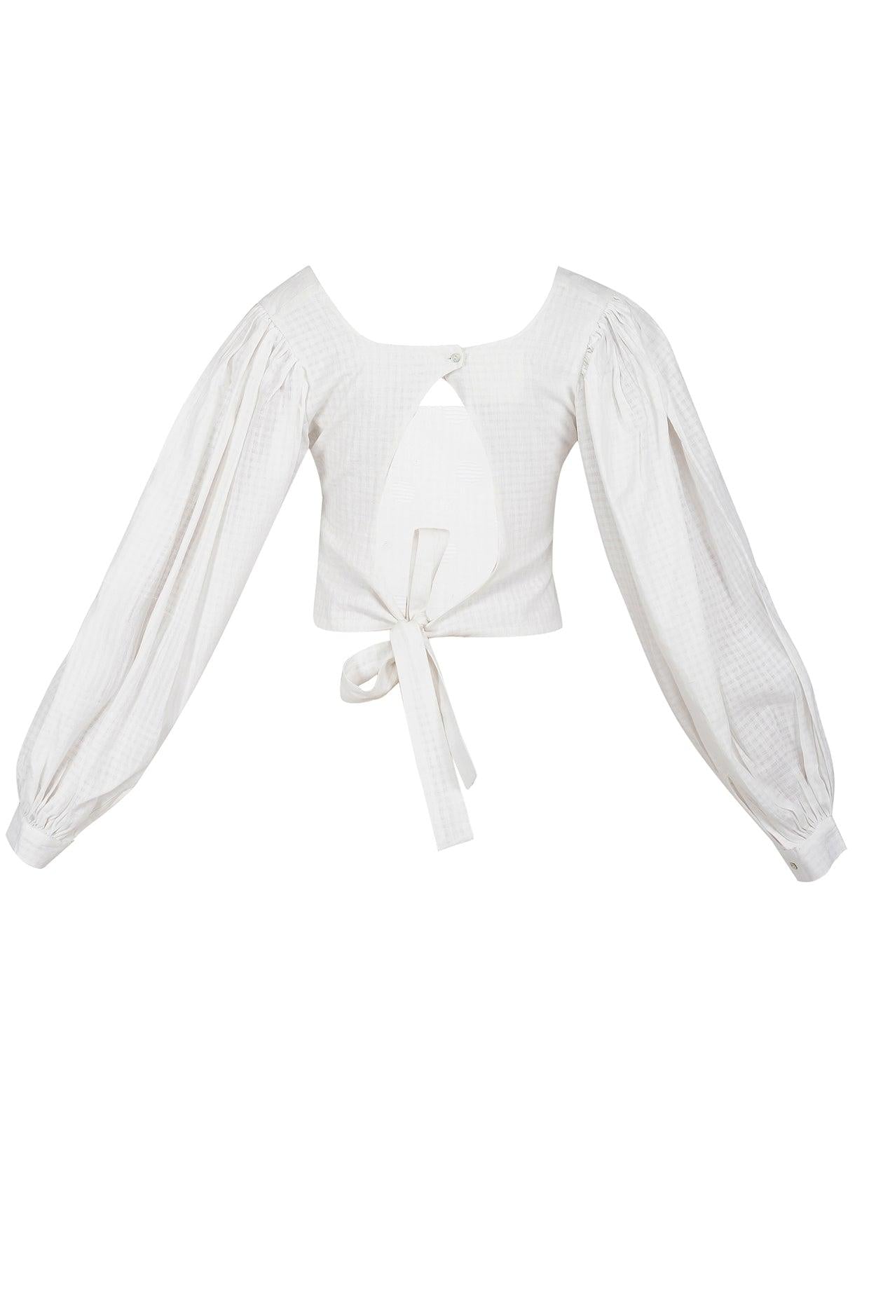 Aya Balloon Sleeve Top - Hess