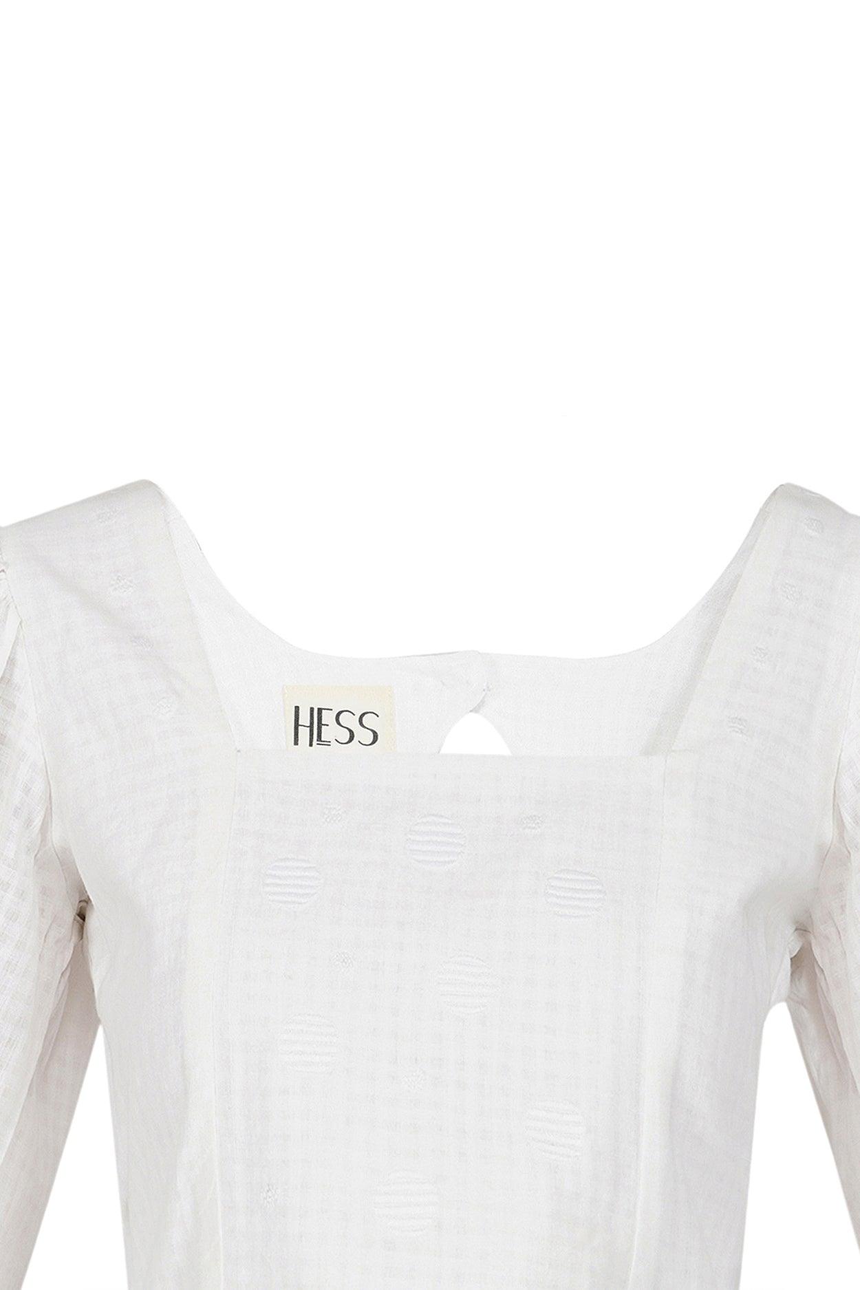 Aya Balloon Sleeve Top - Hess