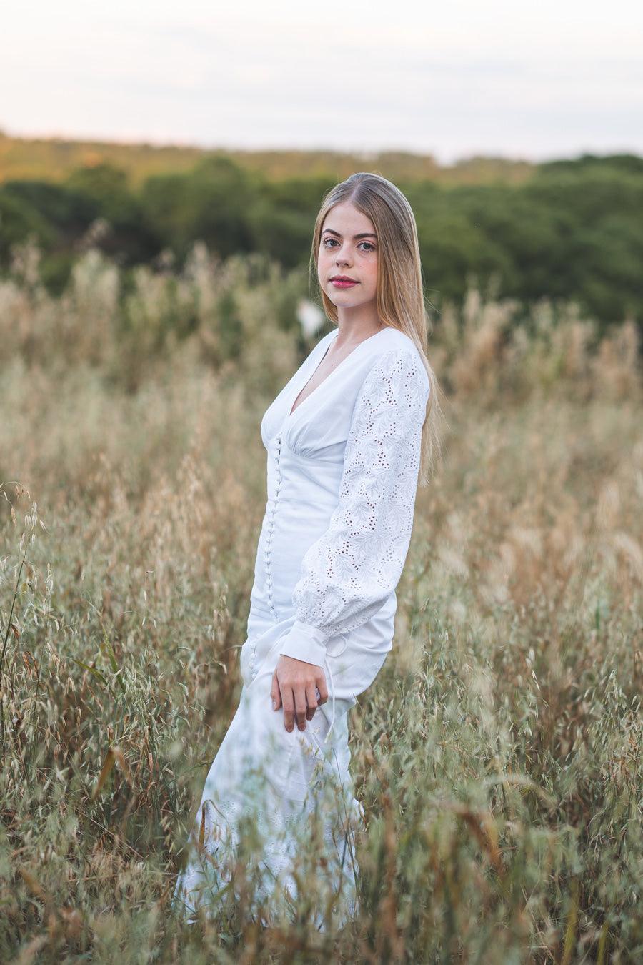 Bomfim Broderie Anglaise Dress - Hess