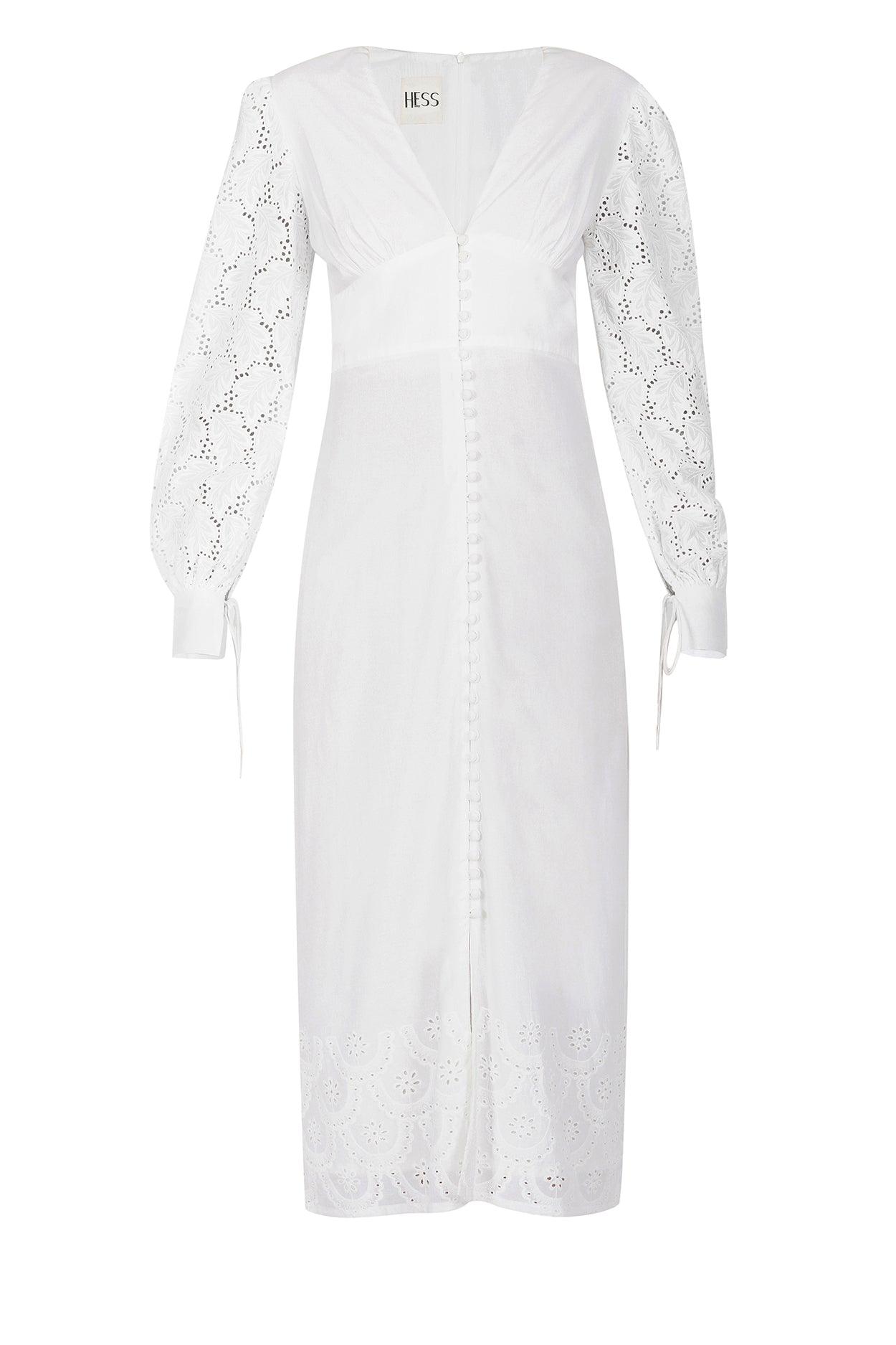 Bomfim Broderie Anglaise Dress - Hess