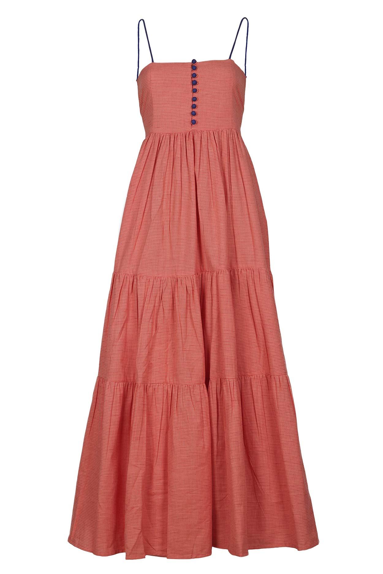 Coral Seville Maxi Dress Hess Coral Seville Maxi Dress Hess