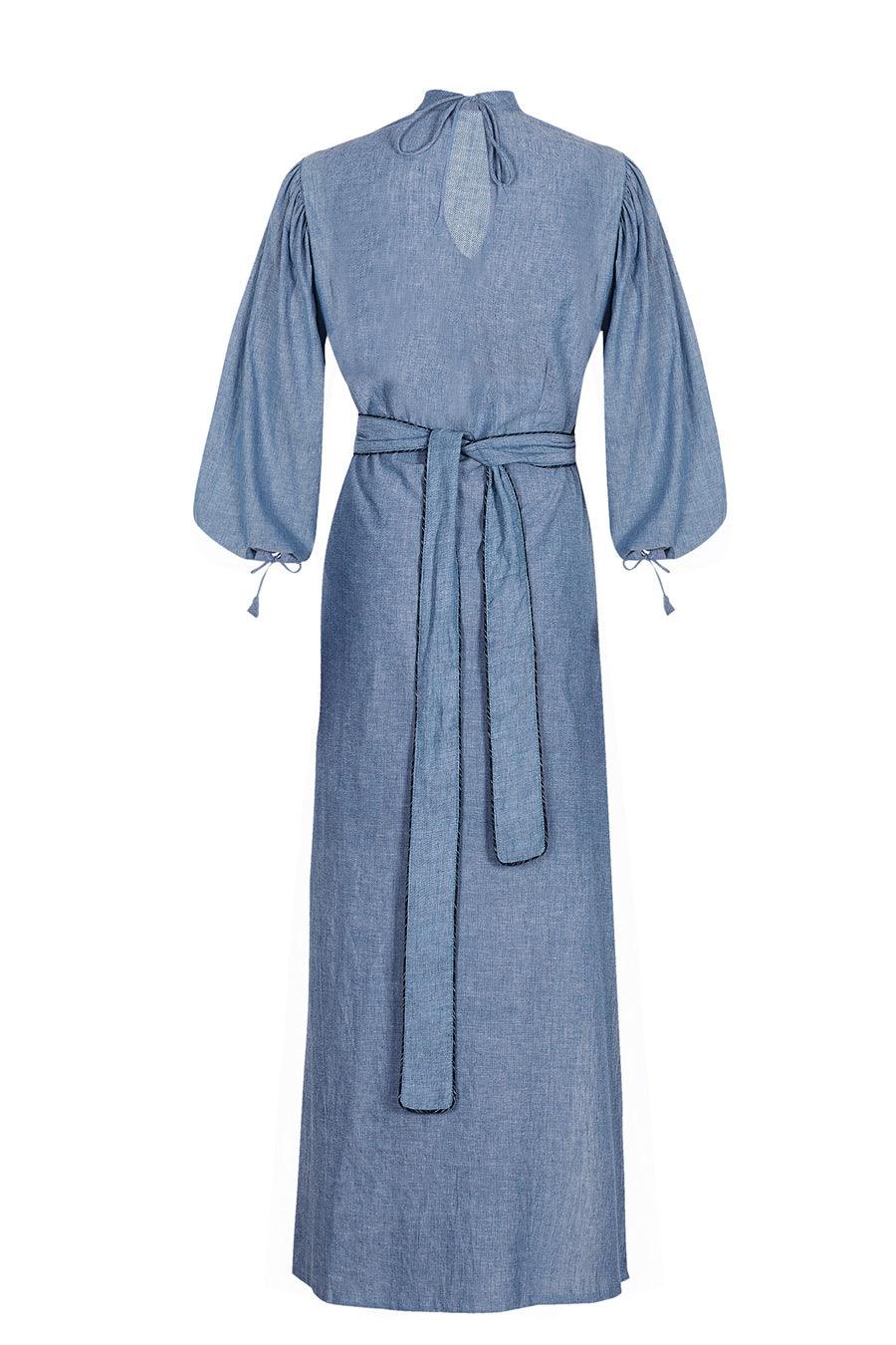 Gia Tunic Dress Powder Blue - Hess
