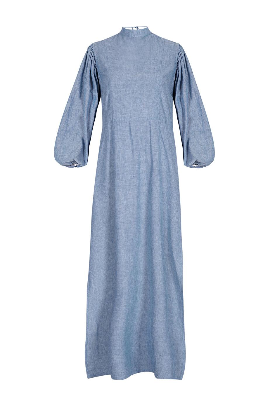 Gia Tunic Dress Powder Blue - Hess