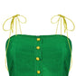 Green Marbella Silk Dress (Made-to-order)