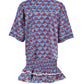 Blue block printed matching set. Co-ord.