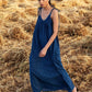 Allegra Maxi Dress Indigo - Hess