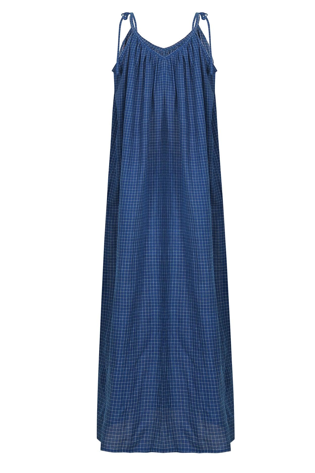 Allegra Maxi Dress Indigo - Hess