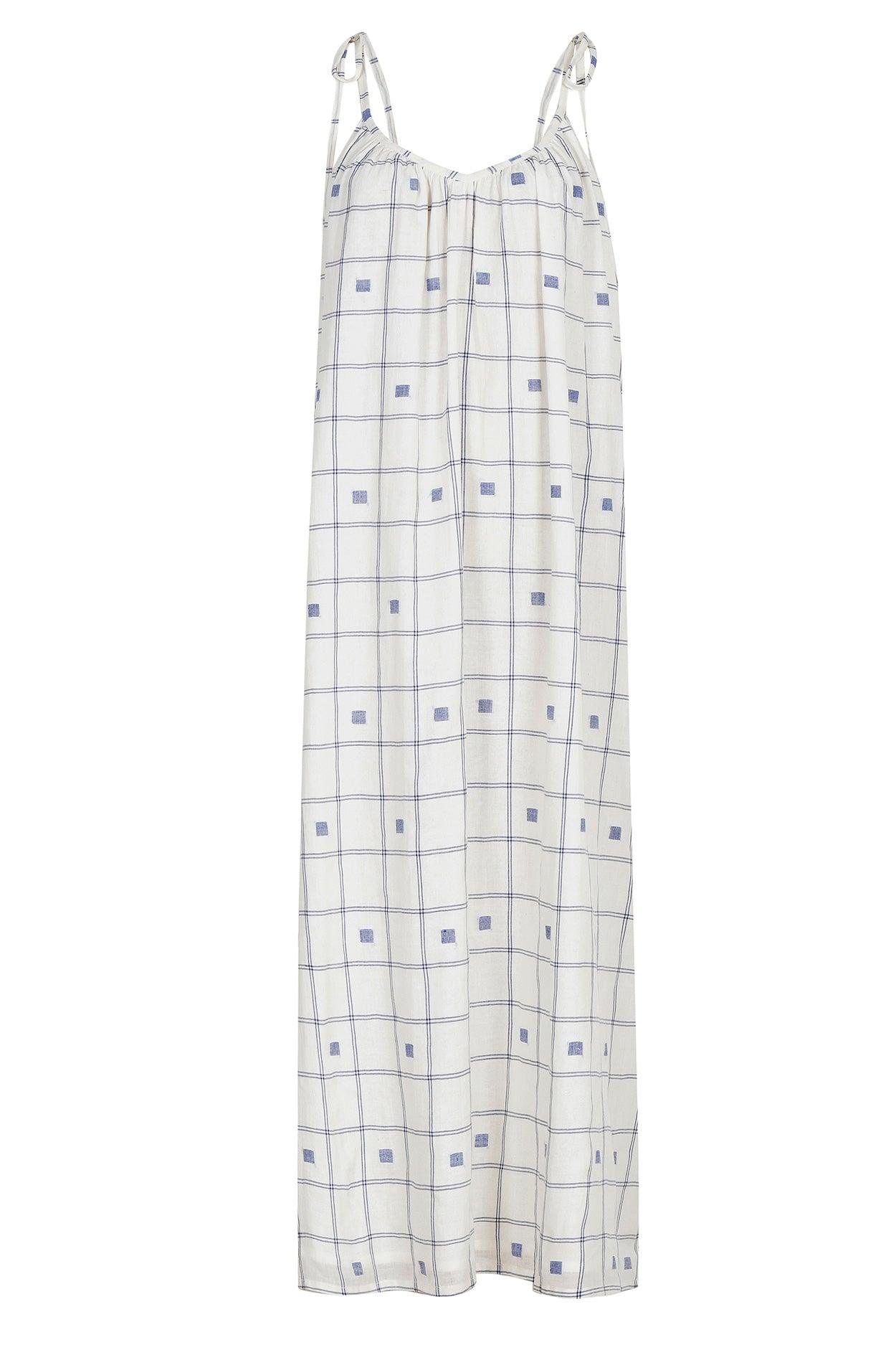Allegra Maxi Dress White - Hess