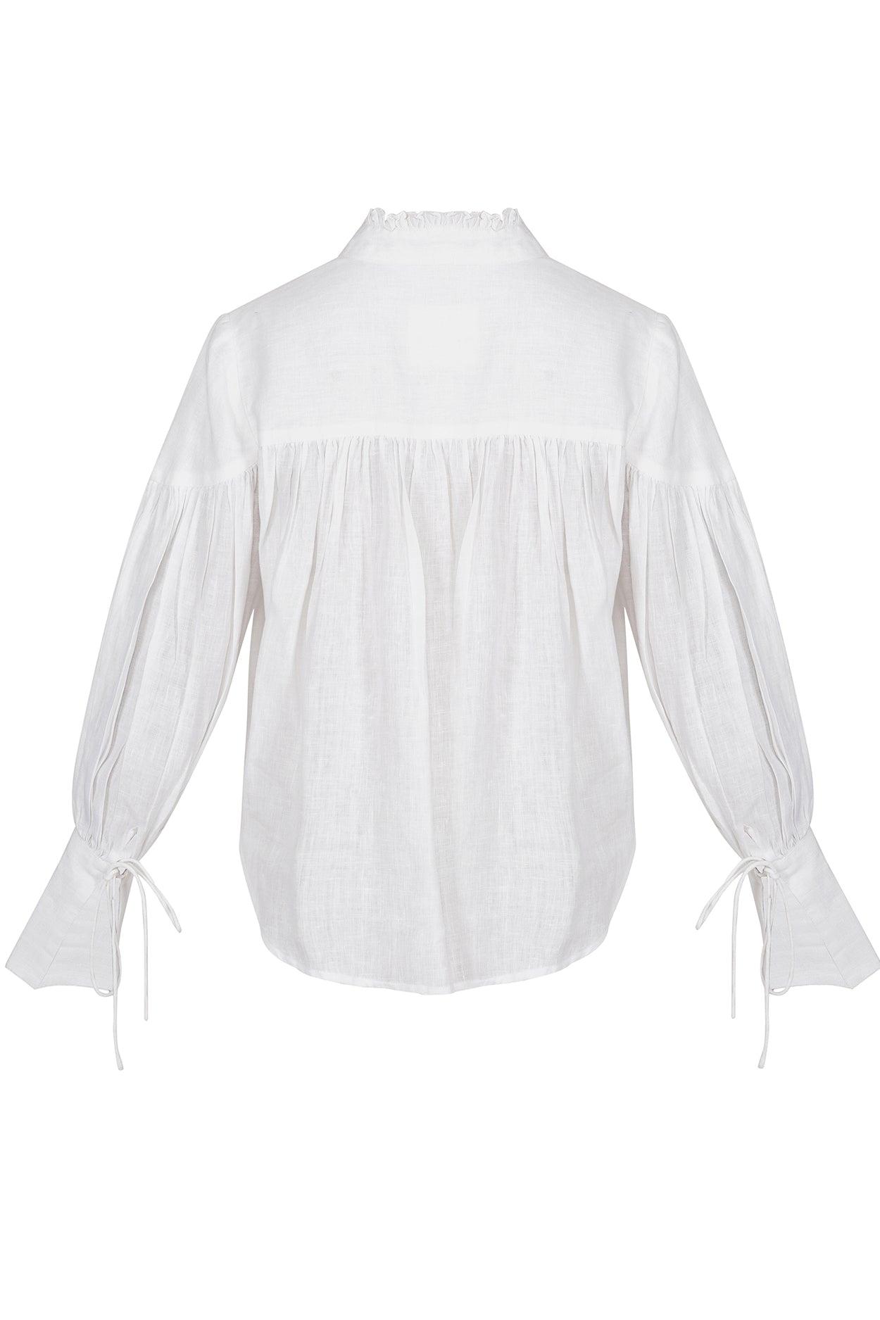 Amalia Linen Blouse - Hess