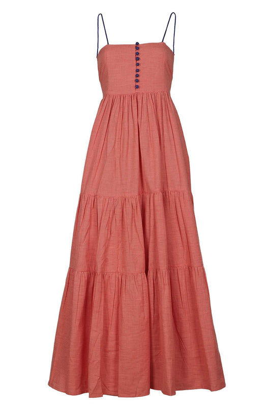 Coral Seville Maxi Dress - Hess