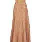Orange Gingham Seville Maxi Dress - Hess
