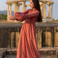 Terracota Aura Long Dress - Hess