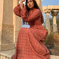 Terracota Aura Long Dress - Hess